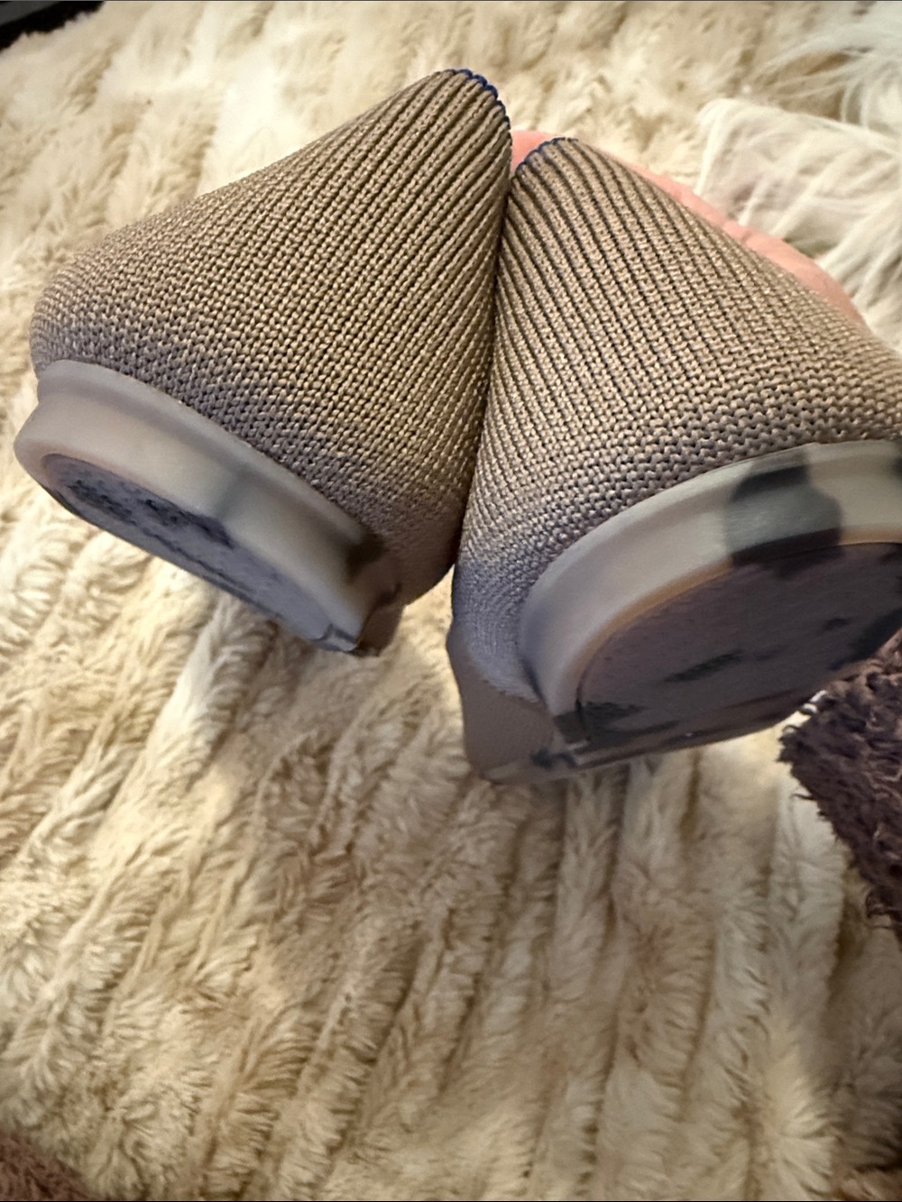 Rothy's Taupe Women’s Loafer Knit Flats in Portobello 8.5 9 - Picture 4 of 5
